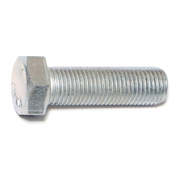 Midwest Fastener Grade 5, 3/8"-24 Hex Head Cap Screw, Zinc Plated Steel, 1-1/4 in L, 10 PK 60203 - main